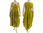 Lagenlook Ballon Kleid mit Biesentaschen, Leinen in senf 44-50