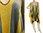 Lose Lagenlook Kleid Tunika Streifen, in grau gelb 46-52