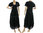 Tolles Ballon Kleid mit großen Taschen Baumwolle in schwarz 40-44