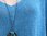 Lagenlook zipfeliger Strick Pullover Tunika Emily in blau 44-52