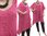 Lagenlook zipfeliger Strick Pullover Tunika Emily in pink 44-52