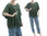 Lagenlook edler leichter Shirt Pulli Kamilla, Merino in dunkel grün 38-48