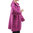 Jacke mit Kapuze Lagenlook, gekochte Merino Wolle in lila-pink 46-50