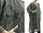 Lässige Tunika / Kleid mit Taschen und Blumen, Leinen-Baumwolle in grau 42-50