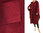 Ausgefallener weiter Mantel mit Kapuze, gekochte gefilzte Wolle in burgund 42-50