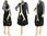 Warmes Lagenlook Träger Kleid Wolle schwarz grau ecru 38-42