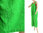Weite Lagenlook Leinen Latzhose in grün 38-46