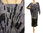 Lagenlook Kleid, Seide Viskose in grau lila schwarz 38-46